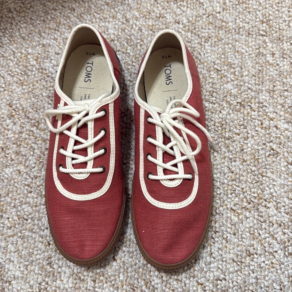 TOMS Canvas Spice Heritage Cardones Sneakers Women's US Size 7.5 - Picture 6 of 7